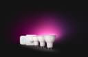 Philips Hue White and Color Ambiance Starter Kit, 3 Faretti Smart, con Bluetooth, Dimmerabili, Attacco GU10, 1 Bridge Hue Controllo Completo del Sistema e 1 Telecomando Hue Smart Button, Bianco - 5