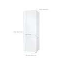 Candy City Fresco 300 CNCQ2T518EW, Frigorífico Combi, 280L, Ancho 55cm, Altura 182cm, Total No Frost Circle+, Cajón Verdulero, Control Interno Digital, Iluminación LED, Puerta Reversible, 37DB, Blanco - 2
