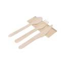 Pack 250 Sets de Cubiertos Desechables Ecológicos de Madera | Cuchara Tenedor Cuchillo y Servilleta | Cubiertos Take Away para Hostelería y Eventos - 5