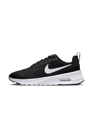 Nike HF1233-001 Air Max Nuaxis Uomo, Black/White-Dark Grey-Comet Red EU 38.5