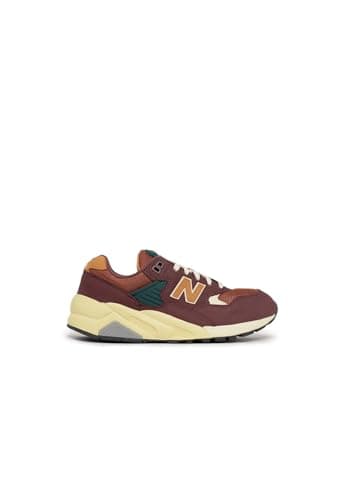 New Balance Men's 580 Trainers, Washed Burgundy