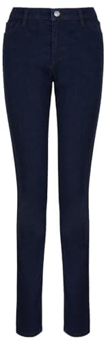 Armani Exchange Women's J24 Super Skinny High Rise Stretch Cotton Poly Denim Jeans Indigo Denim,28