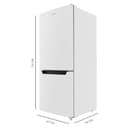 Cecotec Frigorífico Combi No Frost Bolero CoolMarket Combi 117 DF White E. Frigorífico combi blanco, 117L, Defrost, clase E y modo Fast Freezing - 2