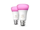 Philips Hue White & Color Ambiance E14 LED Leuchten 2-er Pack (470 lm) & White & Colour Ambiance Smart Bulb Twin Pack LED [B22 Bayonet Cap] - 1100 Lumens - 5