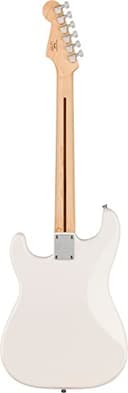 Squier by Fender Sonic Stratocaster HT, E-Gitarre, Ahorngriffbrett, Weiße Schlagplatte, Arctic Weiß, Inklusive kostenloser virtueller Kurse auf Fender Play - 2