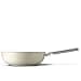 Smeg, CKFW3001CRM Non-Stick Wok, Diameter 30 cm, Ergonomic Stainless Steel Handle, Suitable for All Hob Types, Oven up to 250°, Capacity 5.3L, Black Cream - 3