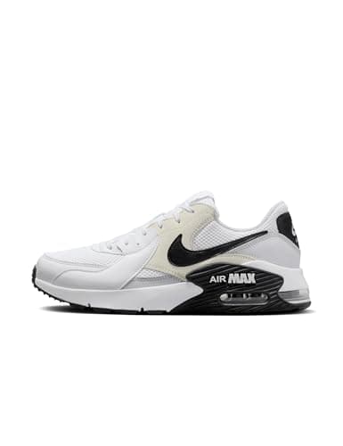 NIKE Men's Air Max Excee Scarpe Uomo Running Shoes, White Black Pure Platinum, 8 UK