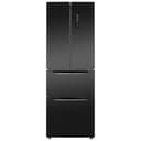 Bomann® Kühlschrank mit Gefrierfach | No-Frost Gefrierteil | 186cm Kühlschrank | 39dB | Kühl Gefrierkombination mit MultiAirflow | 320L | Kühl Gefrierkombination No-Frost | KG 7361 schwarz-inox - 1