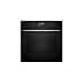 Bosch HSG7584B1 Serie 8 Smarter Forno a vapore da incasso, 60 x 60 cm, serbatoio dell'acqua da 1 l, anello di comando digitale, display TFT Pro, sensore di vapore Perfect Steam, funzione vapore Plus, - 1