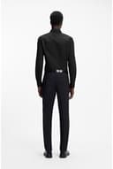 HUGO Herren C-jenno Freizeithemd, Black001, 43 EU - 5