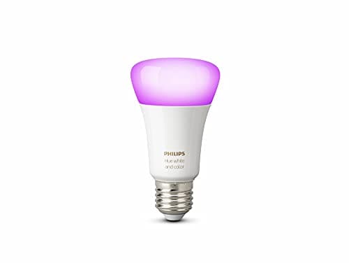Philips Hue White & Color Ambiance E27 LED Lampe Einzelpack, dimmbar, bis zu 16 Millionen Farben, steuerbar via App, kompatibel mit Amazon Alexa (Echo, Echo Dot)