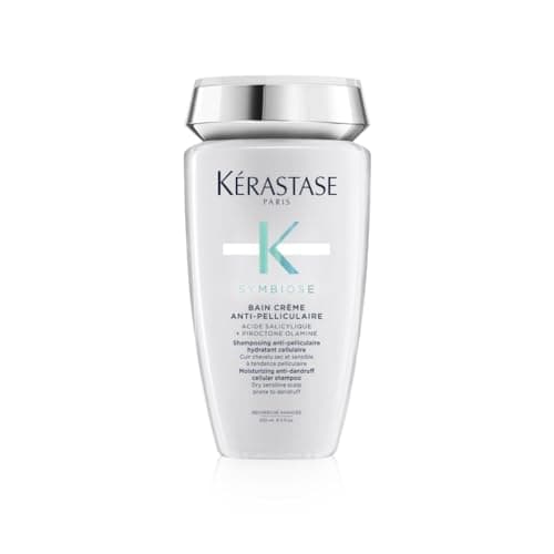 Kérastase Symbiose, Champú Anticaspa Purificante, Para Cuero Cabelludo Seco Y Sensible Con Tendencia A La Caspa, Champú Sin Sulfatos*, Bain Crème Anti-Pelliculaire, 250 ml