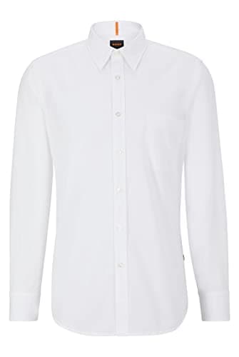 BOSS Relegant_6_M, Camisa Hombre, White100,