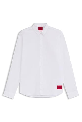 HUGO Ero3-w Camicia, Open White199, XXL Uomo