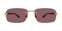 GUCCI SUNGLASSES GG1221S-002 GOLD-HAVANA-BROWN 56 MENS - 2