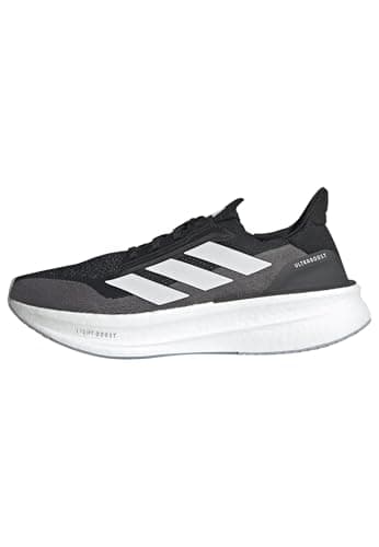 adidas Men's Ultraboost 5X Running Sneaker, Black/White/Carbon, 8.5 UK