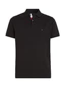 Tommy Hilfiger Men's Regular Fit Short Sleeve Polo Shirt, Black (Black), S - 1