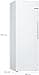 Bosch KSV33VWEP Serie 4, Frigorifero monoporta da libera installazione, ripiano estraibile per gli alimenti riposti in fondo, Luce LED, Funzione raffreddamento intensivo, Bianco, 176 x 60 cm - 2