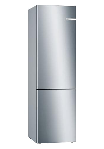 Bosch Series 6 Fridge Freezer, KGE39ALCA, Longer Freshness with VitaFresh, Less Defrost with LowFrost, Even Illumination with LED Lighting, 201 x 60 cm, 249 Litre Fridge + 88 Litre Freezer