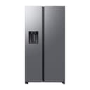 Samsung Frigorifero Side by Side AI RS80F66KCT/EF con Dispenser Acqua/Ghiaccio, Wifi con AI Energy Mode, Total No Frost, SpaceMax, 634 L, LxAxP: 91,2 x 178,4 x 72,6 cm, Inox - 1
