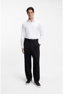 HUGO Camicia da uomo Kenno slim fit in jersey elasticizzato, bianco, 43 - 2