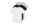 Polo Ralph Lauren Mens Slim Fit Cotton Crew Undershirt 3-Pack, White/Polo Black/Andover Heather, S - 1