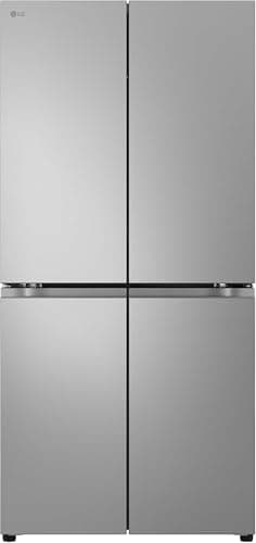 LG GMB860PYDE Frigorifero Multidoor Slim, Frigorifero 4 Porte Classe E, 530L, Wi-Fi, Linear Cooling, Smart Diagnosis, Compressore Smart Inverter, Total No Frost, Design porte piatte, Prime Silver