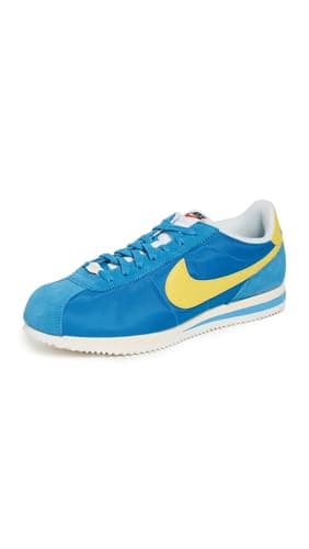 Nike HF0263-402 Cortez Textile Uomo, LT Photo Blue/Lightening-Sail-Muslin EU 40