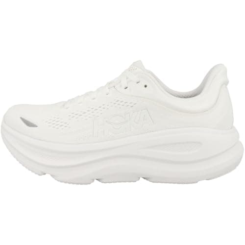 Hoka One One 1162012-WWH Bondi 9 White/White Women's Scarpe Taglia US 8
