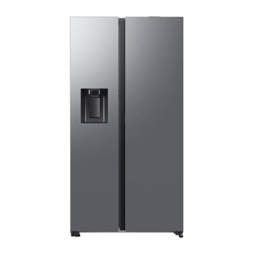 Samsung Frigorifero Side by Side AI RS80F66KCT/EF con Dispenser Acqua/Ghiaccio, Wifi con AI Energy Mode, Total No Frost, SpaceMax, 634 L, LxAxP: 91,2 x 178,4 x 72,6 cm, Inox
