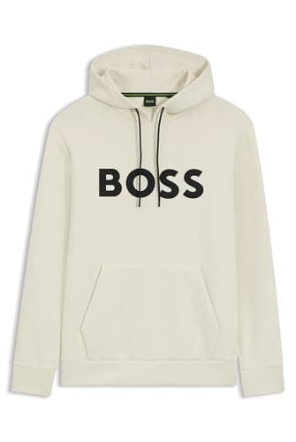 BOSS Soody Zone Sudadera, Blanco Abierto 131, M para Hombre