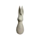 OriginalPaul Skulp & Betondesign Kleiner moderner, Glatte Hase aus frostresistentem Steinguss Maße: H/B/T: 41cm / 12cm / 15cm ca. 4,4kg - 1