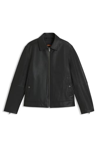 BOSS Uomo Leather_Outerwear, Nero 001, 46