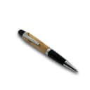 LN Roma Penna Roller Artigianale - Splendida a Sfera in Cromo-Legno Ulivo, Refill Inchiostro Nero, Elegante Professionale Fatta a Mano Con Confezione Regalo - 1