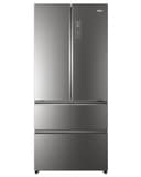 Haier French Door Kühl-Gefrierkombination I 83 cm Breite, 539 L I French Door Kühlschrank mit Eiswürfelbereiter, Touch & No Frost I Doppeltür Kühlschrank mit Gefrierfach I FD 83 SERIE 7 HB18FGSAAA - 1