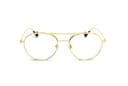 Gafas de Sol Moncler ML0105 030 SHINY DEEP GOLD 54/18/145 UNISEX - 2