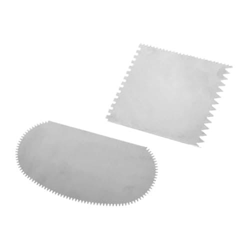 Operitacx Raschietto Seghettato in Acciaio Inossidabile per Sculture in Argilla 2 Pezzi, Strumenti per Intaglio Fai da Te, Accessori per Modellazione Ceramica e Scultura Artigianale