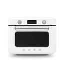 Smeg, Forno Combinato a Vapore da Appoggio COF01WHEU, 10 Funzioni di Cottura, 33 Ricette Automatiche, Serbataio Estraibile, Cottura a Vapore, Funzione Decalcificazione, Potenza 1800W, Bianco - 1
