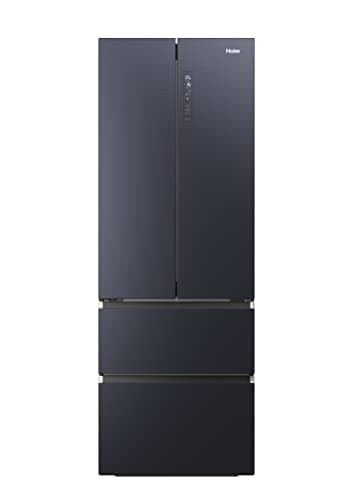 Haier HFW7720ENMB Frigorifero Frigorifero/Porta French Door/Colore: Obsidian Black Inox / 477 Liter/MyZone Plus/Humidity Zone/Smart Home: Wi-Fi integrato/Controllo anche tramite App
