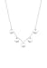 Elli Women's 925 Sterling Silver Circle Geo Plate Minimal Necklace of Length 45 cm - 1
