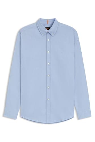 BOSS Mens Rickert M Regular-fit Shirt in Oxford Cotton