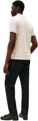 Tommy Hilfiger Herren Poloshirt Kurzarm Contrast Collar Block Regular Fit, Beige (Heathered Oatmilk), L - 2