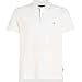 Tommy Hilfiger Men's Regular Fit Short Sleeve Polo Shirt, White (White), S - 1