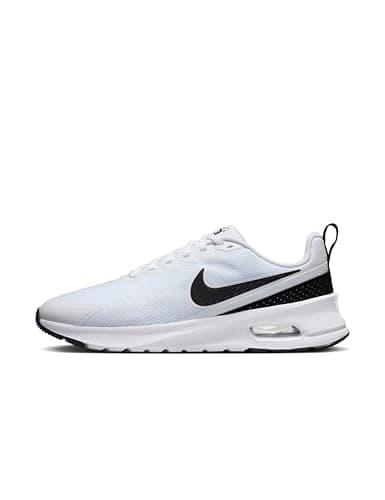 Nike Scarpa Scarpa Nike Air Max Nuaxis – Uomo, White/Black-White, FD4329-101, 42.5 EU (9 US)