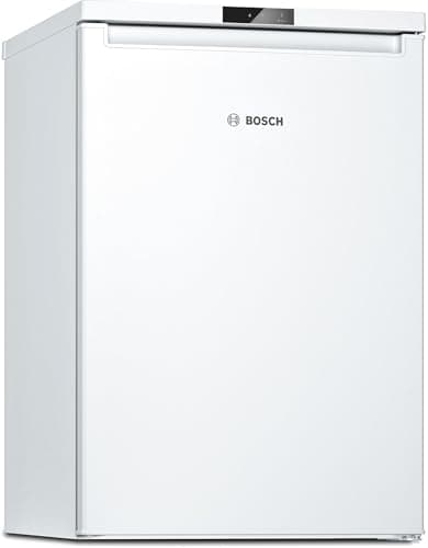 BOSCH, Series 2, KTL15NWEAG, Undercounter Fridge with Icebox, MultiBox, LED light, 2 glass shelves, 3 door shelves, Integrated horizontal handle, door alarm, SuperCooling in White