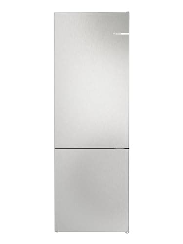 Bosch KGN492LDF Serie 4, Frigorifero combinato da libera installazione, Total No Frost, Cassetti extra-large climatizzati, Motore Inverter, Luce LED, Acciaio, 203 x 70 cm