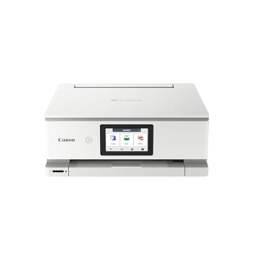 Canon Pixma TS8751 Impresora Multifunción 3 en 1, Sistema de Inyección de Tinta, Impresión, Escaneo y Copia, WiFi, Impresión Doble Cara, Alimentación Bidireccional, Blanco