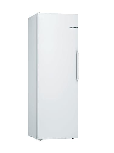 Bosch KSV33VWEP Serie 4, Frigorifero monoporta da libera installazione, ripiano estraibile per gli alimenti riposti in fondo, Luce LED, Funzione raffreddamento intensivo, Bianco, 176 x 60 cm