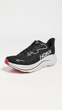 Hoka Mens Clifton 10, Black/Silver, 9 UK - 3