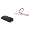 Philips HUE HDMI Sync Box 8K Gradient Lightstrip 65 Zoll – Synchronisierte Immersive Beleuchtung LED Streifen für den Fernseher mit 16 Mio. Farben Farbverläufen smarte Heimkino TV - 1